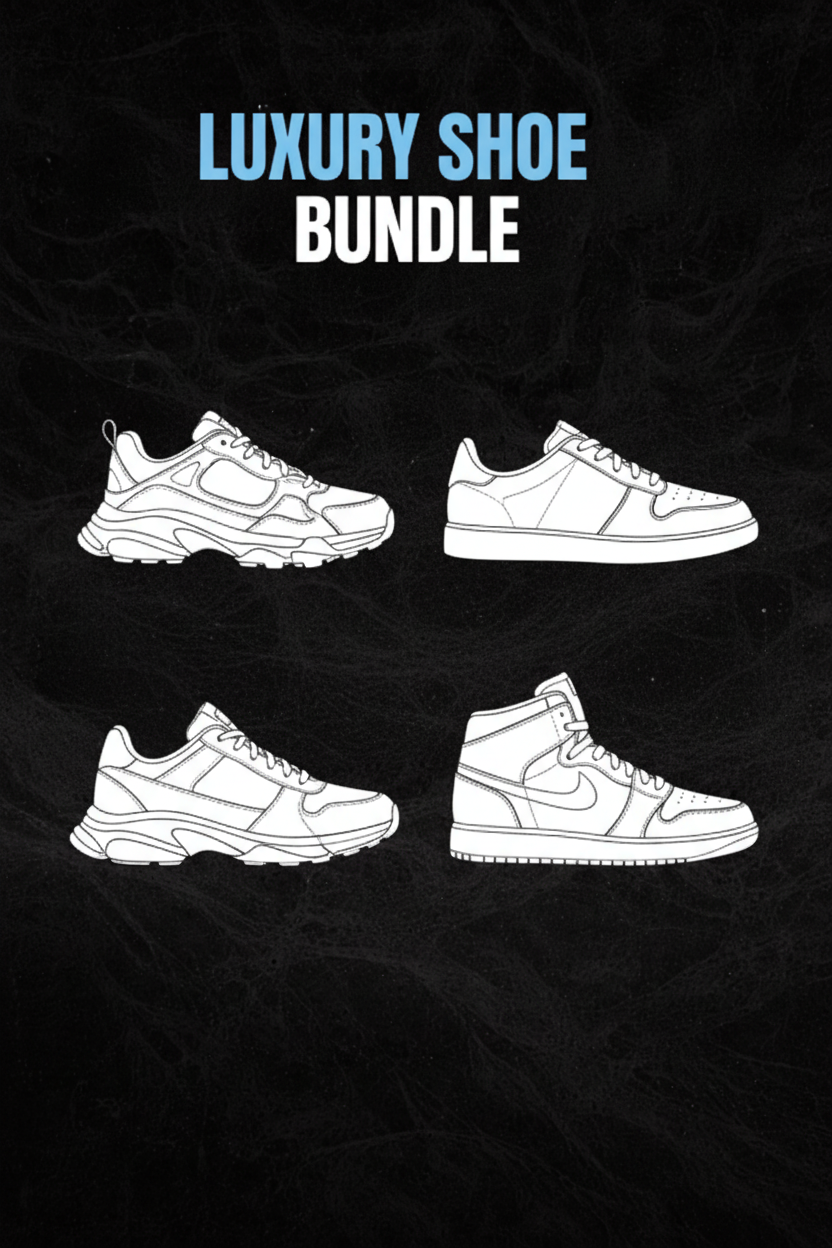 Luxury Shoe Supplier Bundle - four luxury sneakers